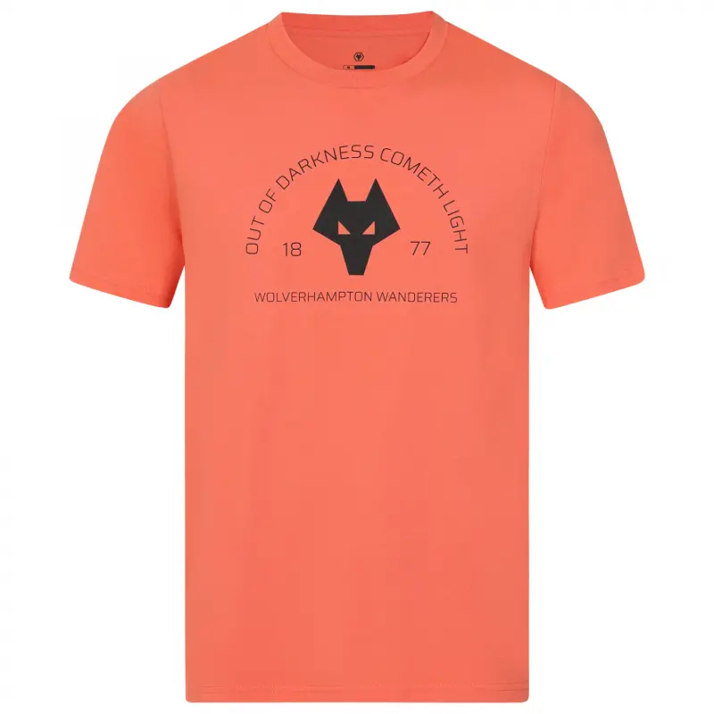 Wolverhampton Wanderers Shirt Store | Word Arch T-Shirt – Orange Collection Wolverhampton Wanderers Official Gear